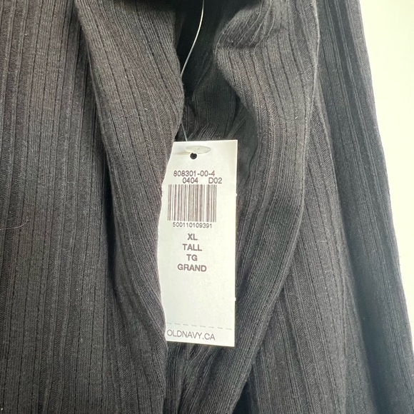 Old Navy Black Pointelle Knit Pajama Top for Women - Picture 3 of 8